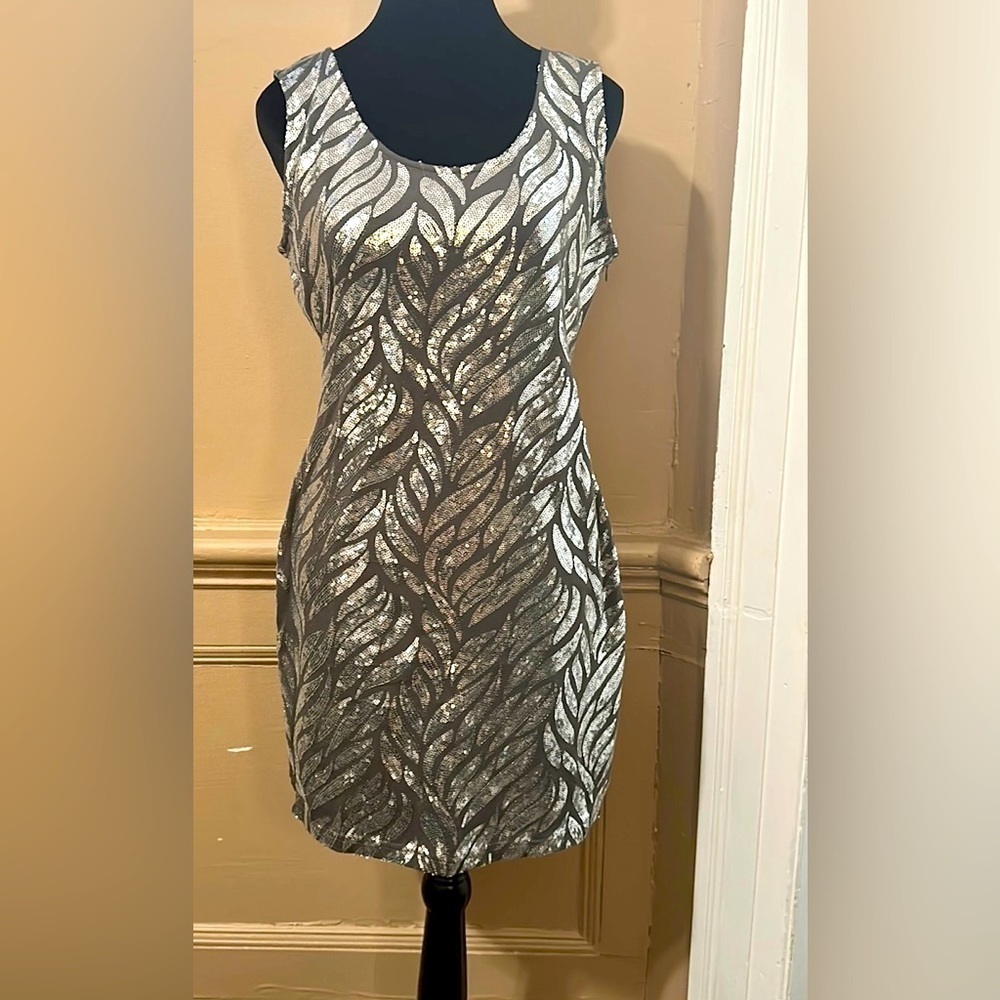 NWT Filtre sequin dress size L​​